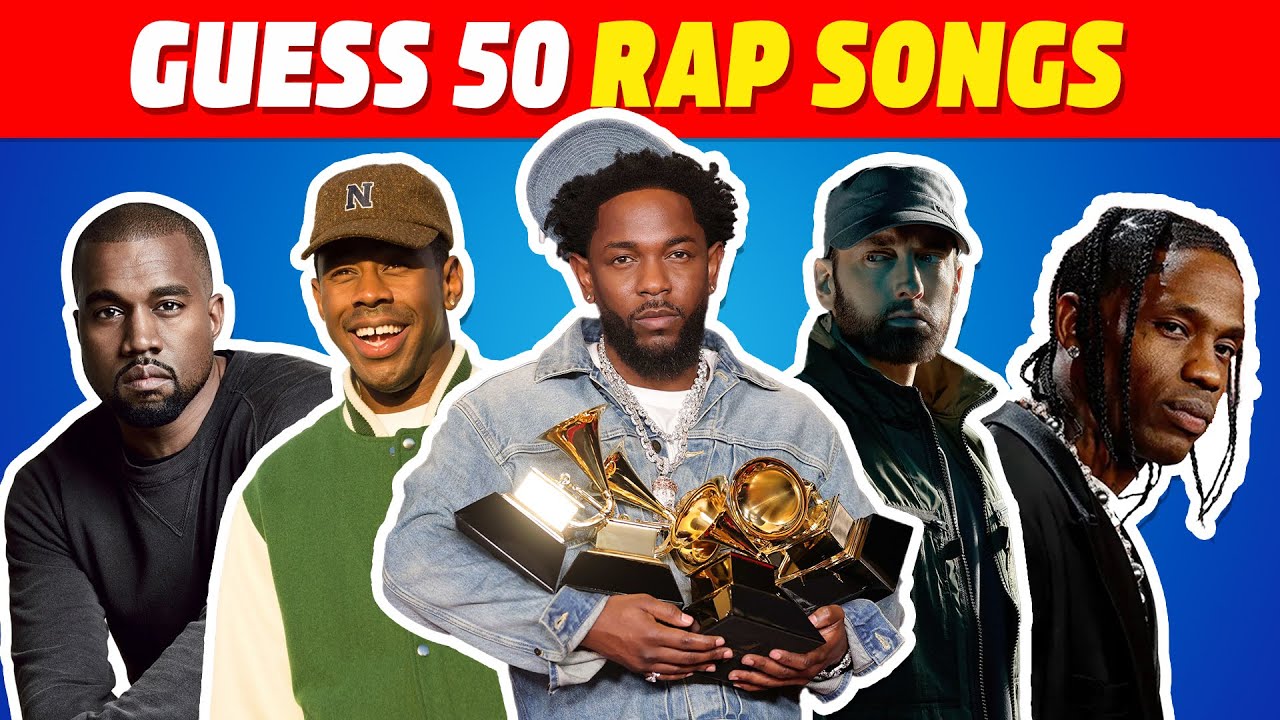 Guess 50 Rap songs in 4 seconds | Guess the song quiz | Rap Songs Quiz 2025 | Eminem, Ye, Kendrick