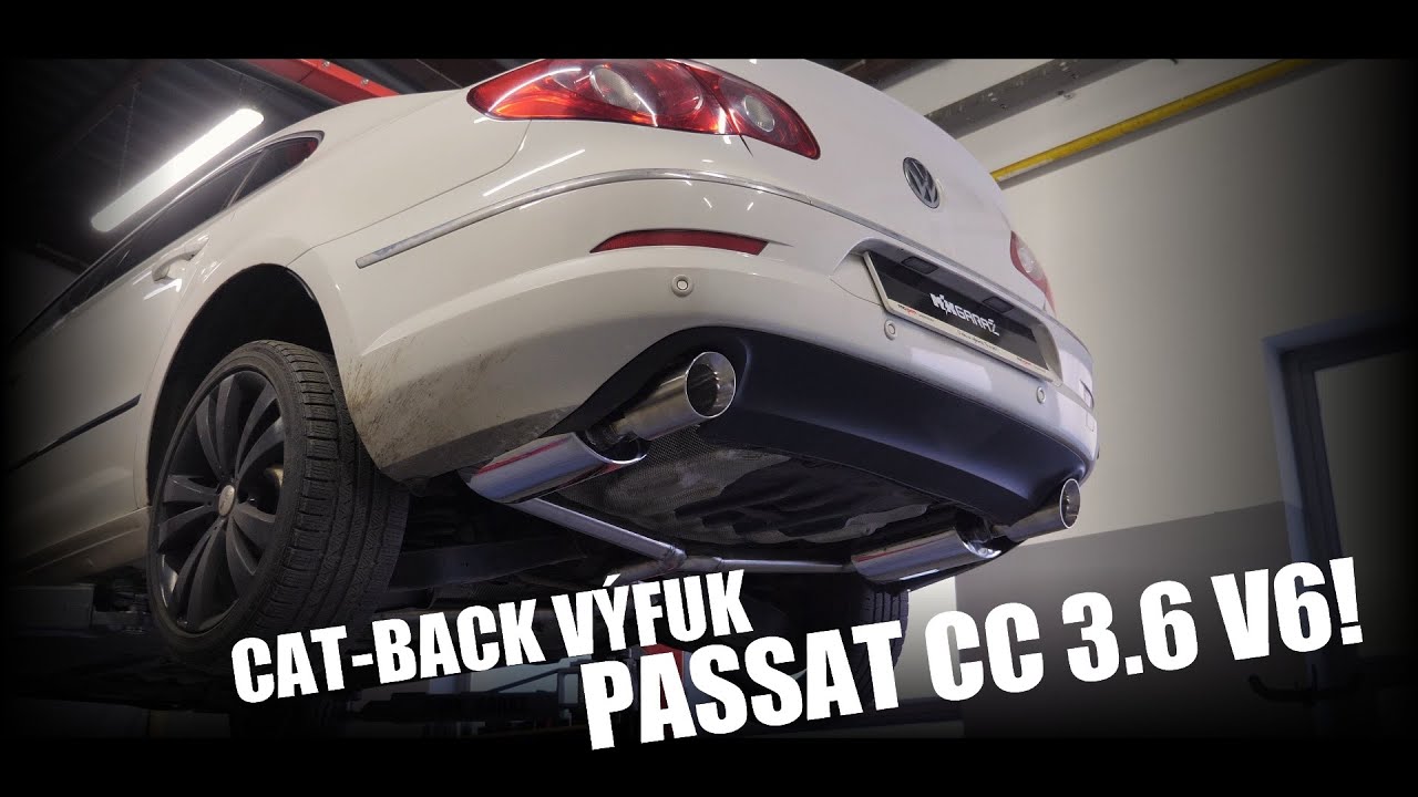 Cat-back výfuk pro VW Passat CC 3.6 V6!