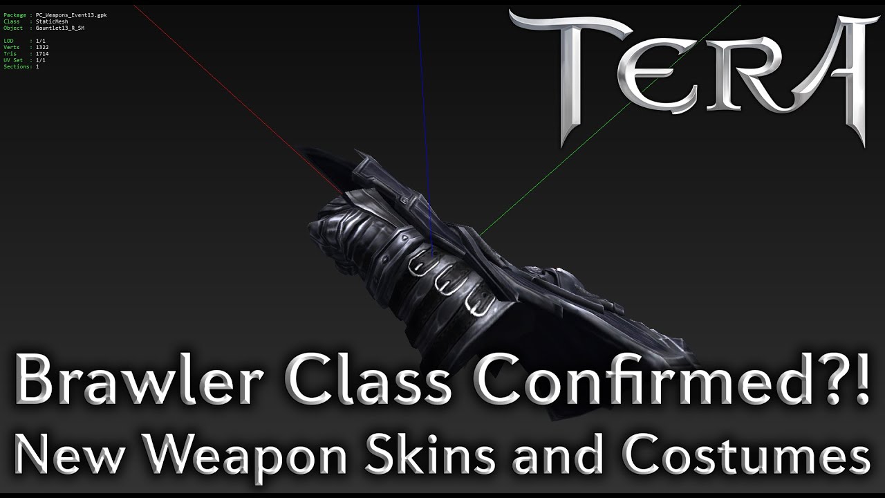 「TERA KR」Rogue Weapon Skins and Costumes - Brawler Class Confirmed?!