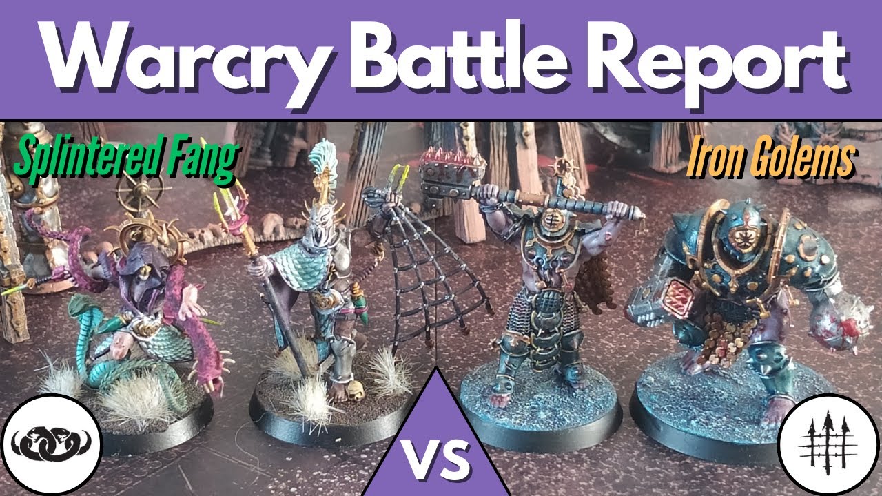 Splintered Fang vs. Iron Golems - Warcry Battle Report