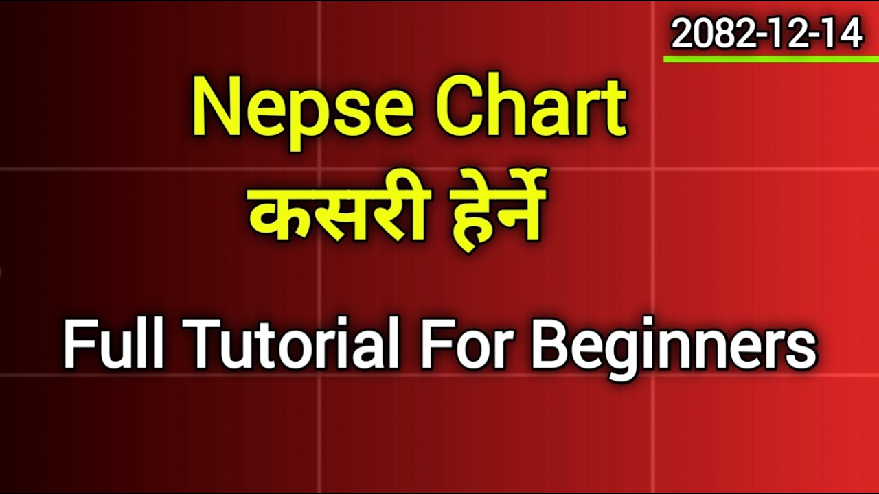 Nepse Chart Full Tutorial | How To Get Charts For Technical Analysis | nepse chart kasari herne