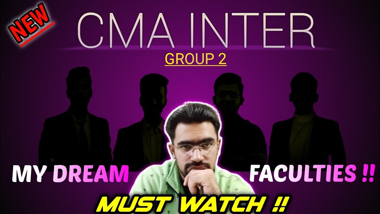 THE BEST FACULTY FOR CMA INTER !! 🤯🔥 #cma #cmainter