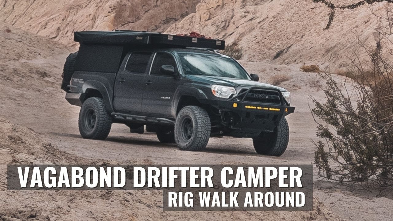 Ngoc's Overland Toyota Tacoma + Vagabond Drifter Camper Walk-Around