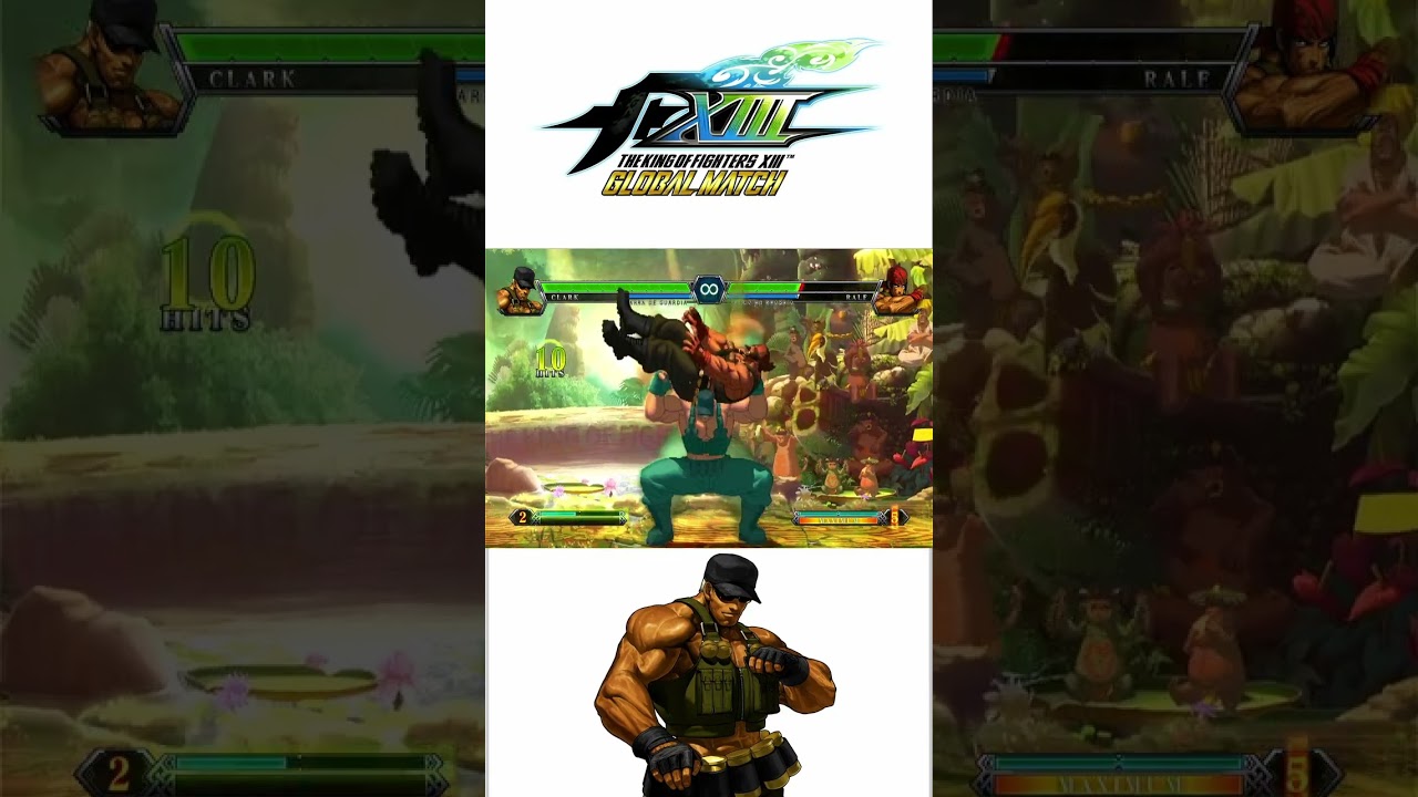 Clark Still Combo (KoF XIII Global Match) #kofxiii #snk #ps5