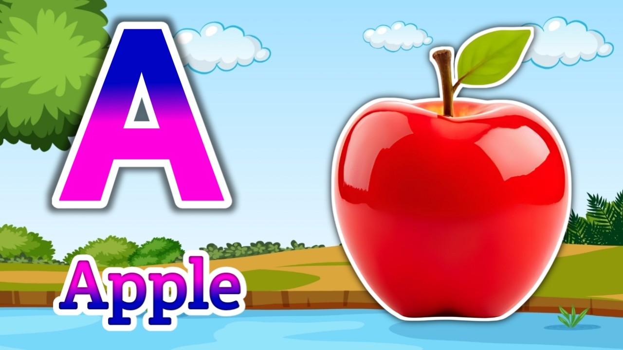 TT 31. A for Apple B for Bicycle C for Carrot || ए फॉर एप्पल  || ABCD learning for children
