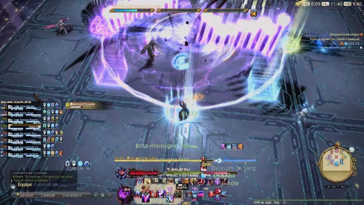 FFXIV M4s first clear / OQ5 +QGO / normal sunrise / Drk ot pov