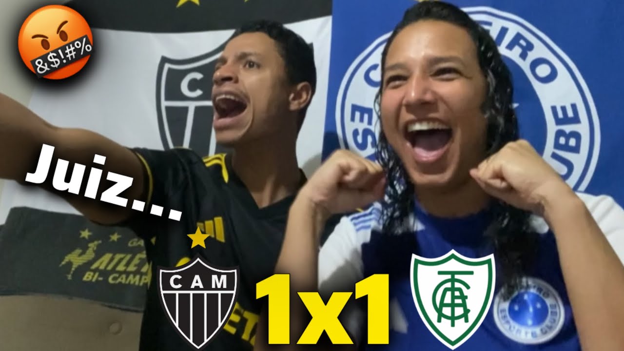 REACT ATLÉTICO MG 1x1 AMÉRICA MELHORES MOMENTOS | ATLETICANOS REVOLTADOS COM A ARBITRAGEM