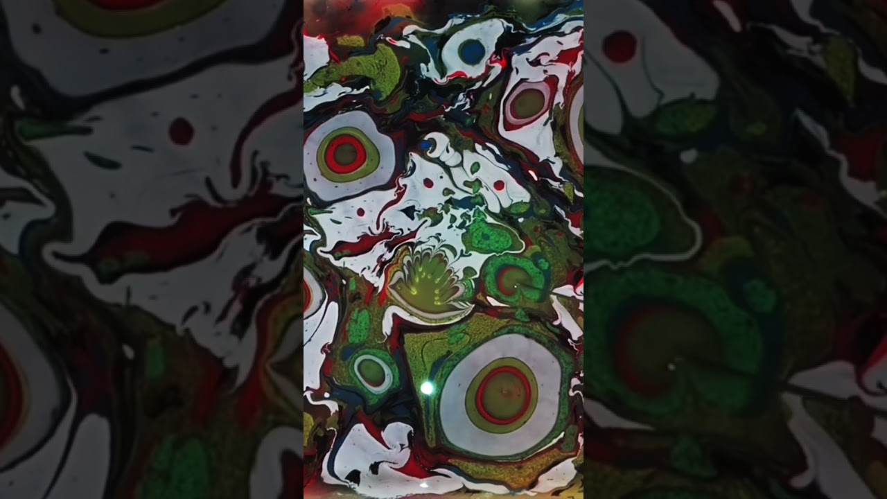 Cute bird painting tutorial | Painting on water 