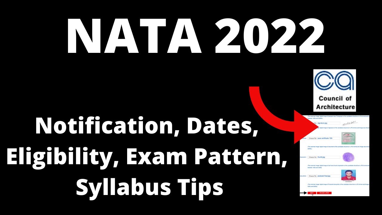 NATA 2022: Application Form ,Exam Pattern, Eligibility Creteria , Exam Syllabus,Preparation Tips