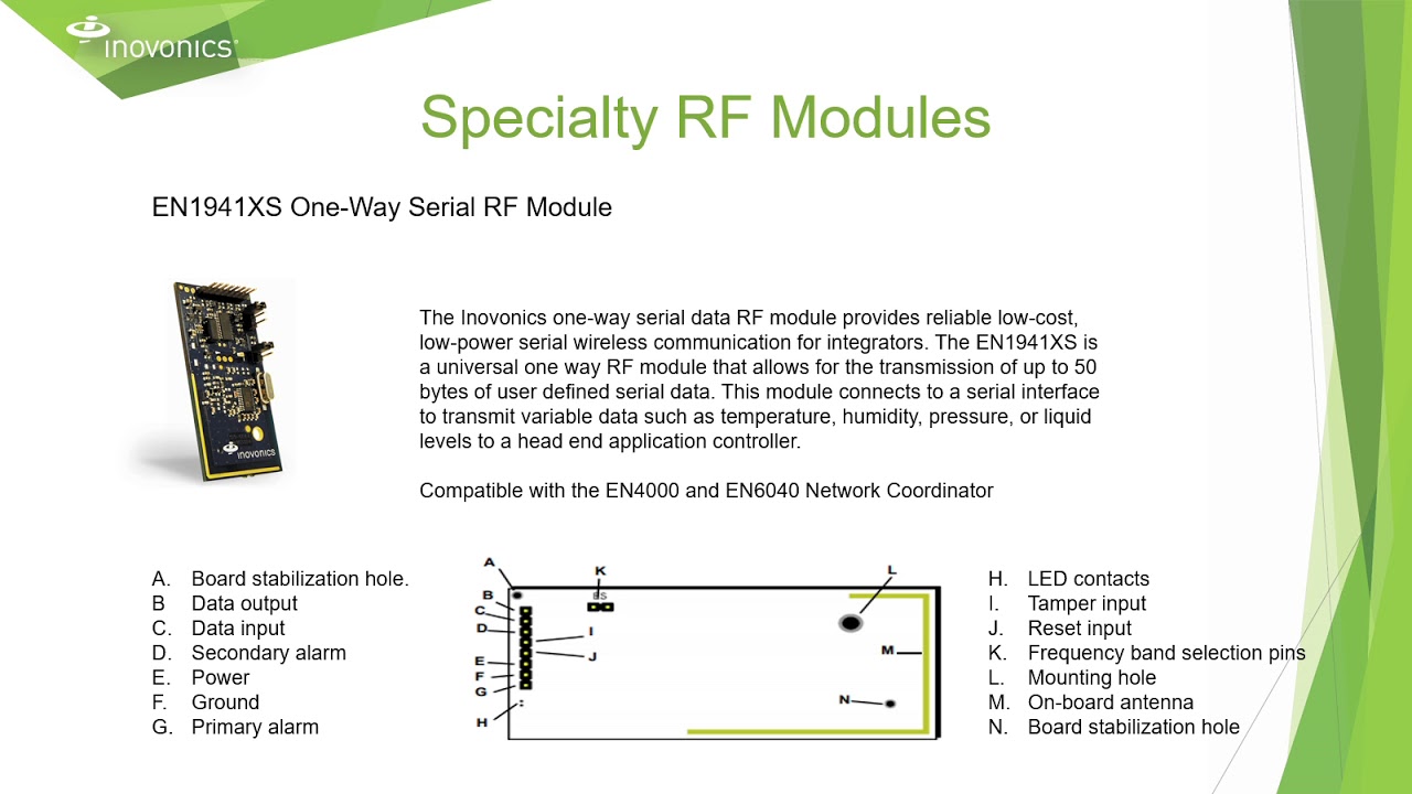 Inovonics Training 101, Part 8: Specialty RF Modules