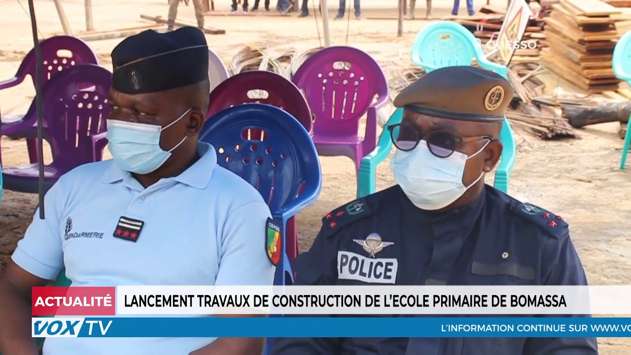 Lancement des travaux de construction de l'école primaire de Bomassa