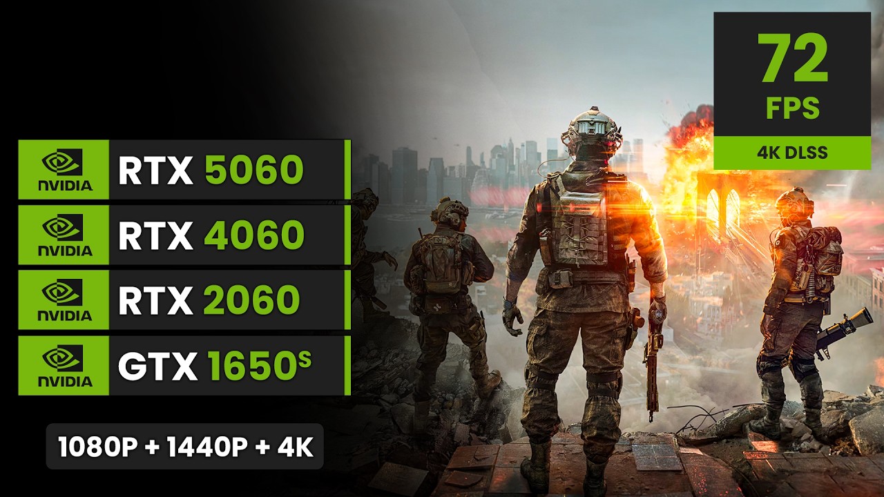 Battlefield 6 | RTX 5060, 4060, 2060, 1650 Super