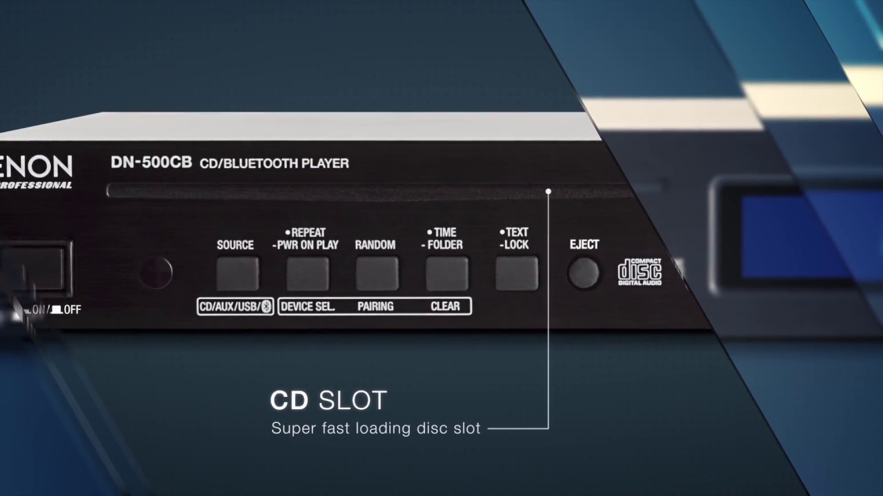 Denon Professional DN-500CB CD Player with Bluetooth