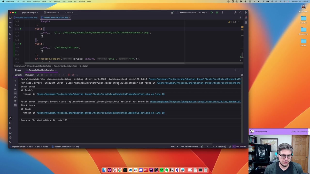 phpstan-drupal bug fixes!
