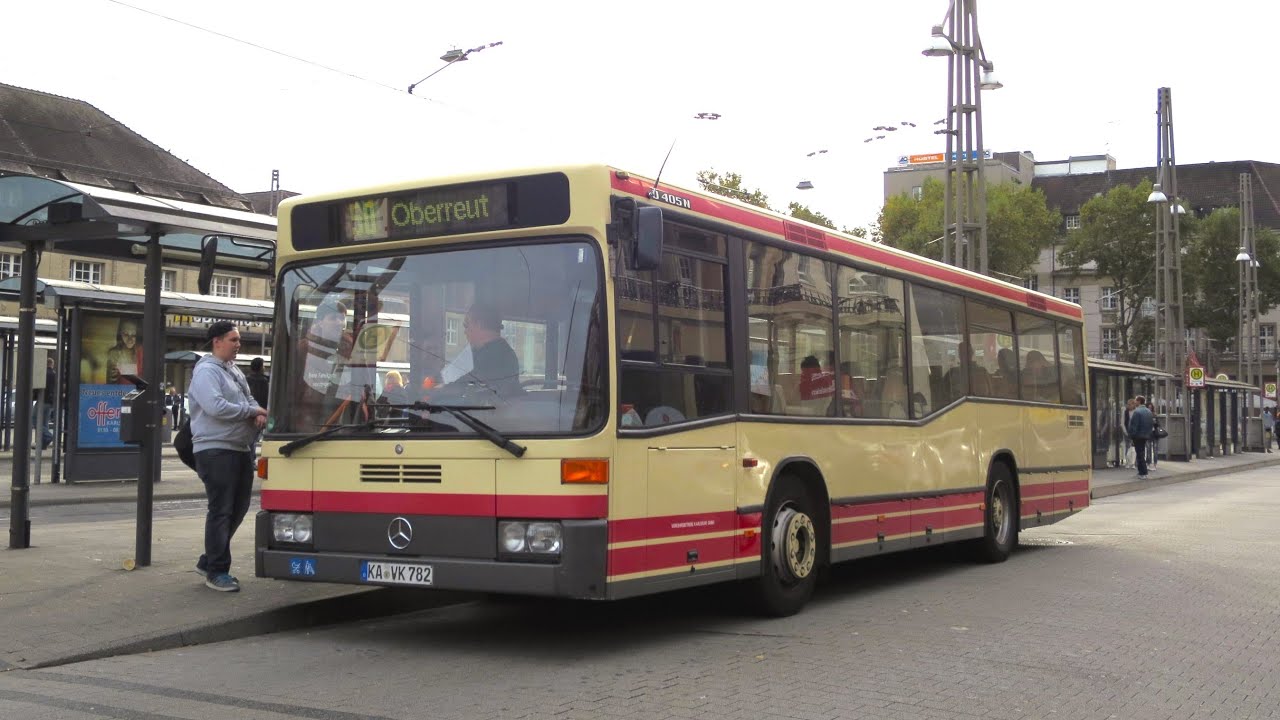 [Sound] Bus MB O 405 NKF | #382 | Verkehrsbetriebe Karlsruhe GmbH