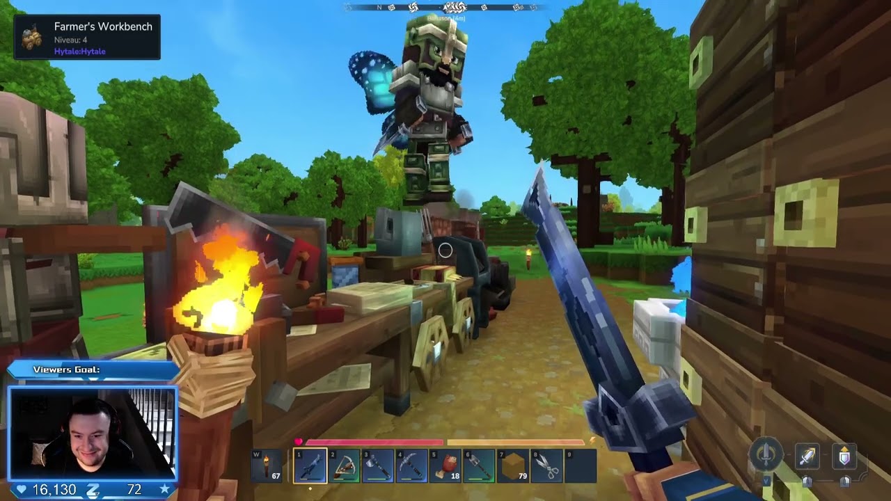 🔥Hytale | On farm l'adamantite - Serveur Orbisya🔥! !Code créateur : GAZER !minestrator