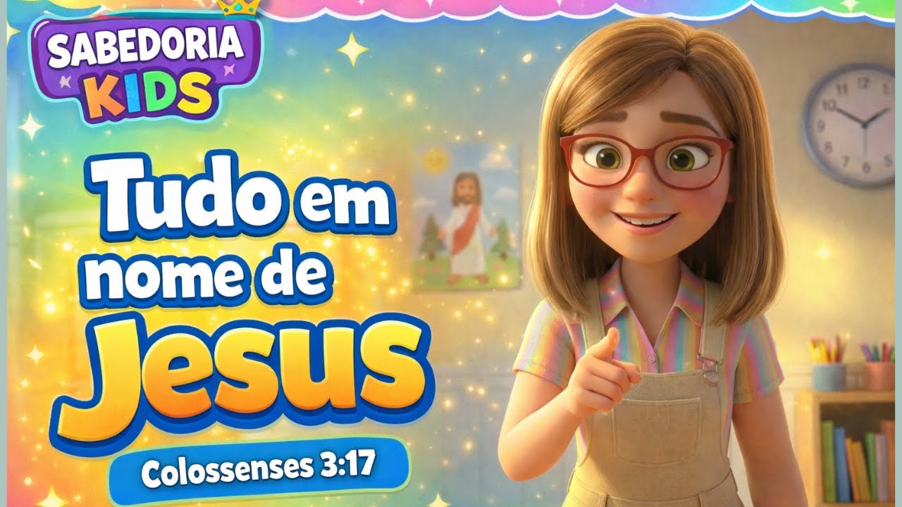 Faça Tudo com Amor por Jesus | Versículo Cantado para Crianças | Sabedoria Kids