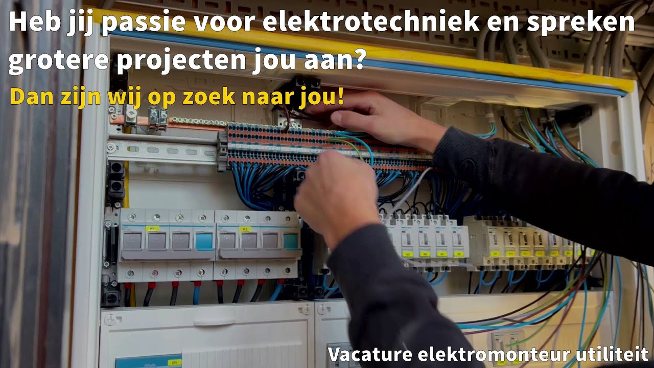Vacature elektromonteur utiliteit