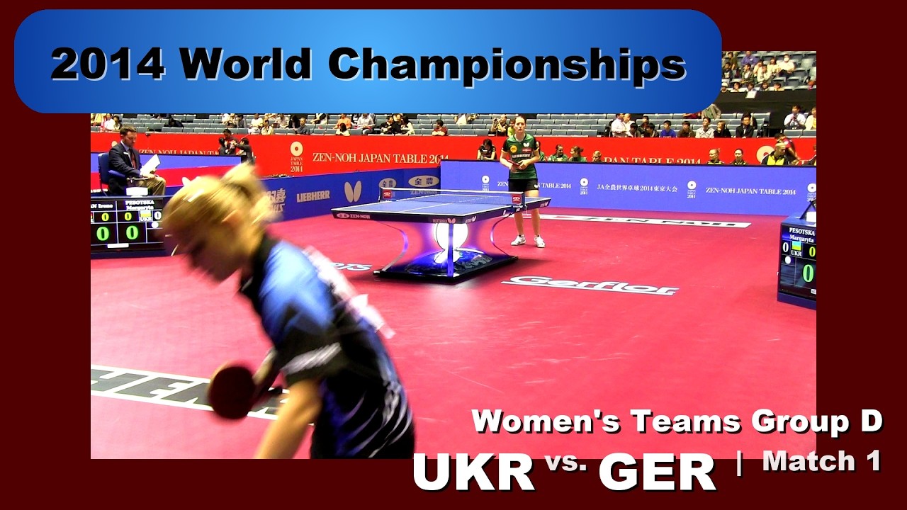 2014 WTTC Women's Teams Group D: GER-UKR Match 1: Margaryta Pesotska v Irene Ivancan