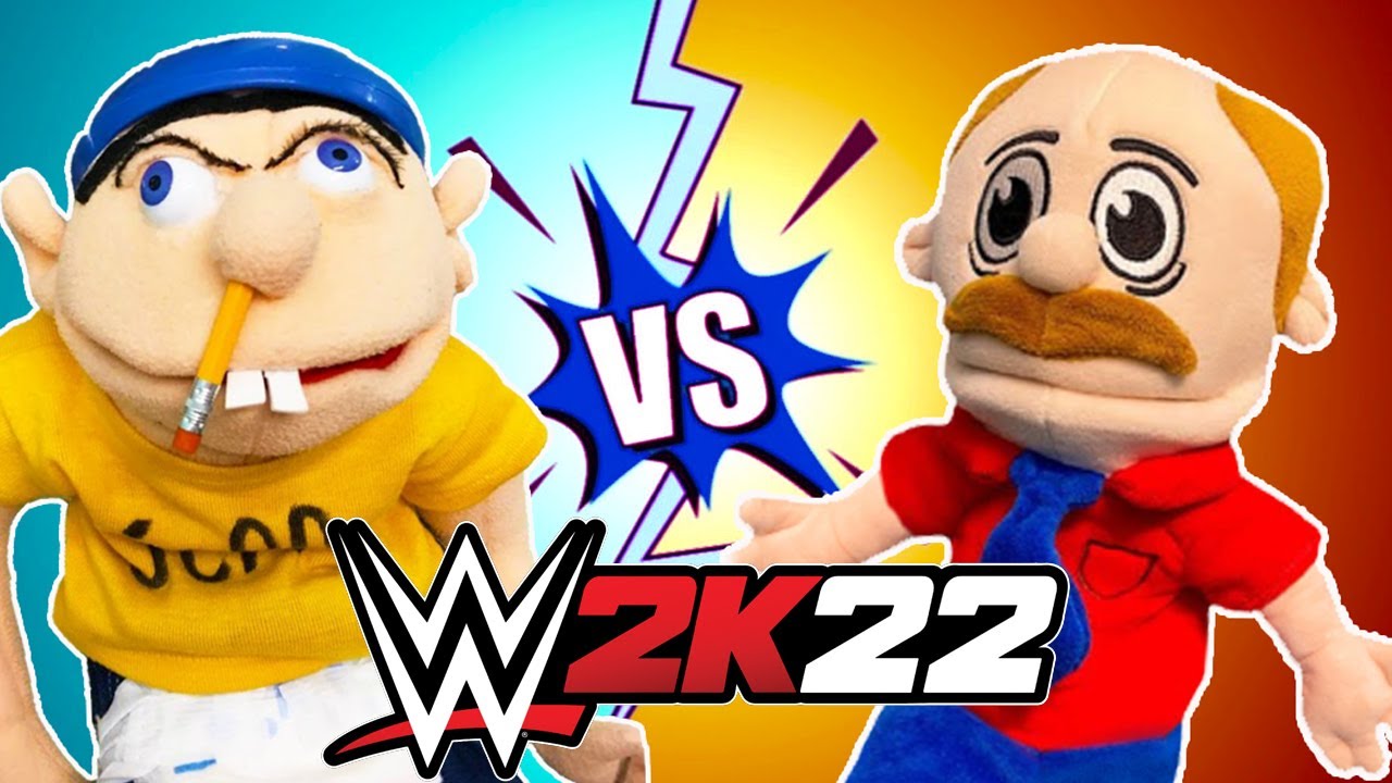 Jeffy VS Marvin Ladder match WWE 2k22