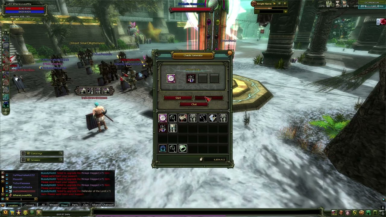 Knight online gem ve fragment kırma
