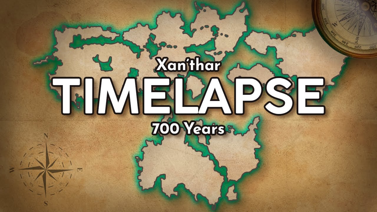 Fantasy Map Simulator | 700 Years Timelapse | Xan’thar