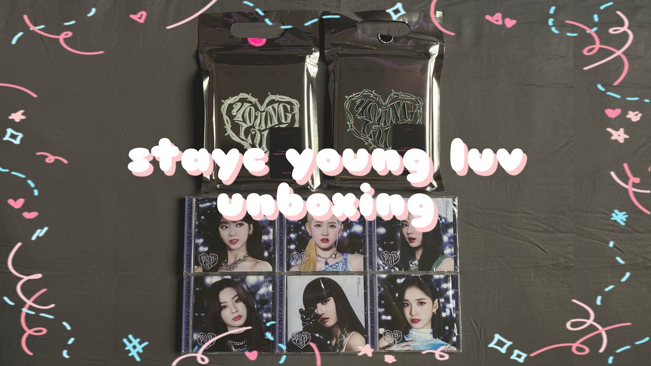 STAYC 스테이씨 'Young Luv' Album Unboxing ☆ All Versions | emoisabel