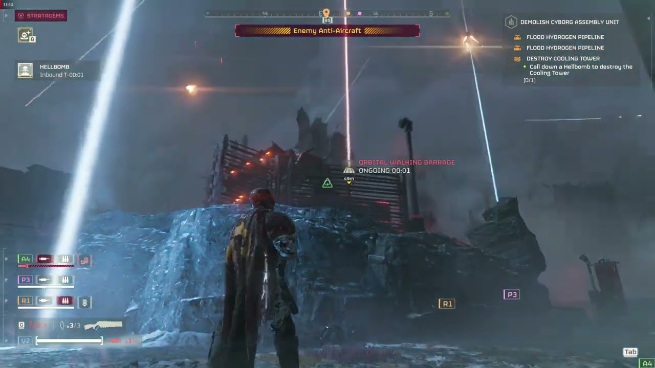 This is what HELL LOOKS like in CYBERSTAN : HELLDIVERS 2  |  #helldivers2 #helldivers2gameplay