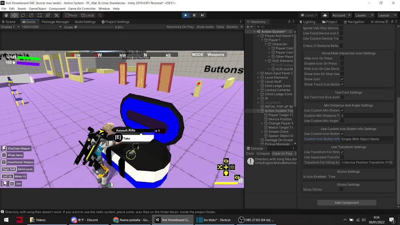 Game Kit Controller (GKC) Tutorial: Create an Action System like open chest