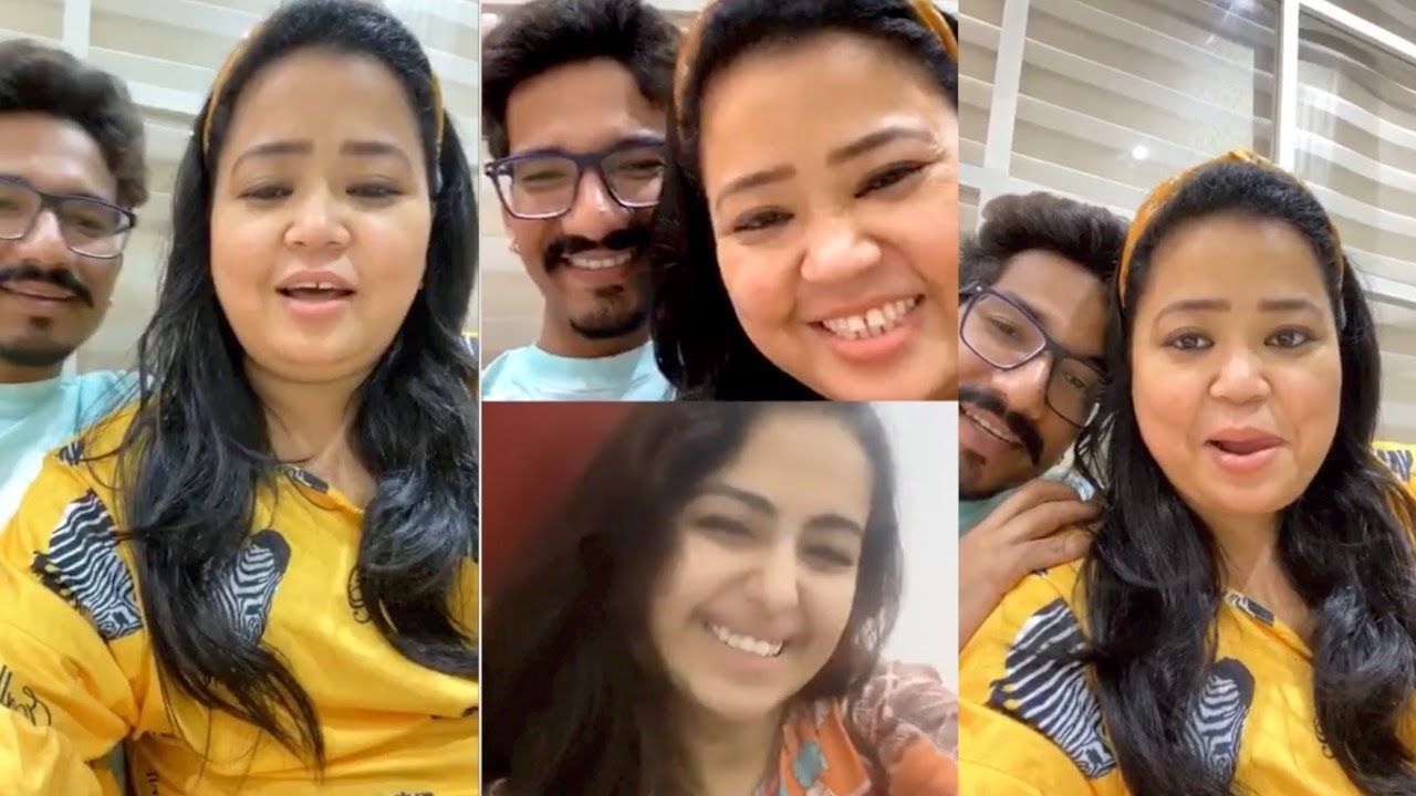 LIVE🔴 :Bharti Singh & Harsh Limbachiyaa FUNNY Chat With Avika Gor