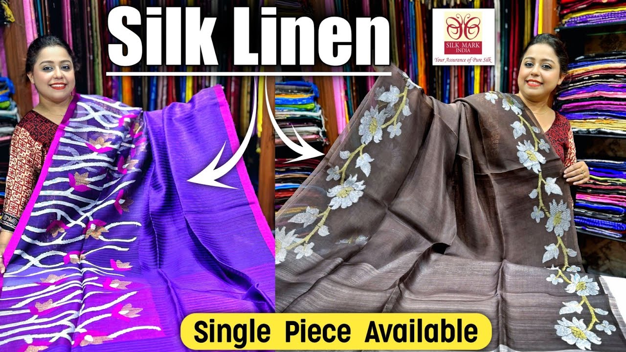 Pure Maslin Paithani / Matka Silk / Pure Tussar Kalamkari / 120 Count Jayshree Linen/ Resham Jamdani