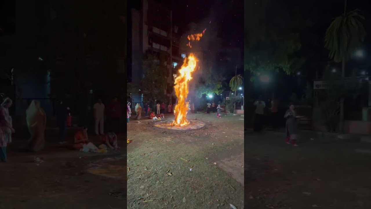 Holi Dahan 2023 🤌🏼 . #mumbai #holi #india
