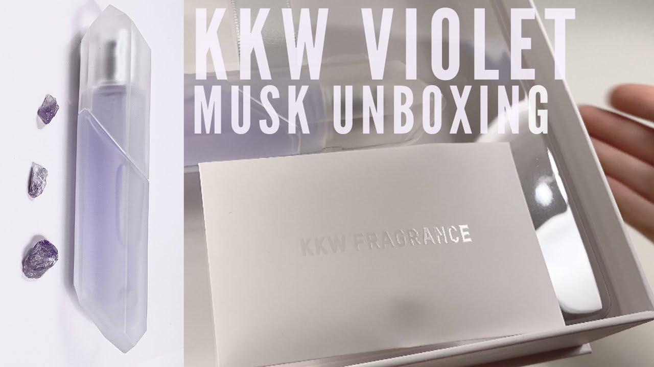 ASMR ♡ KKW VIOLET MUSK UNBOXING (NO TALKING)