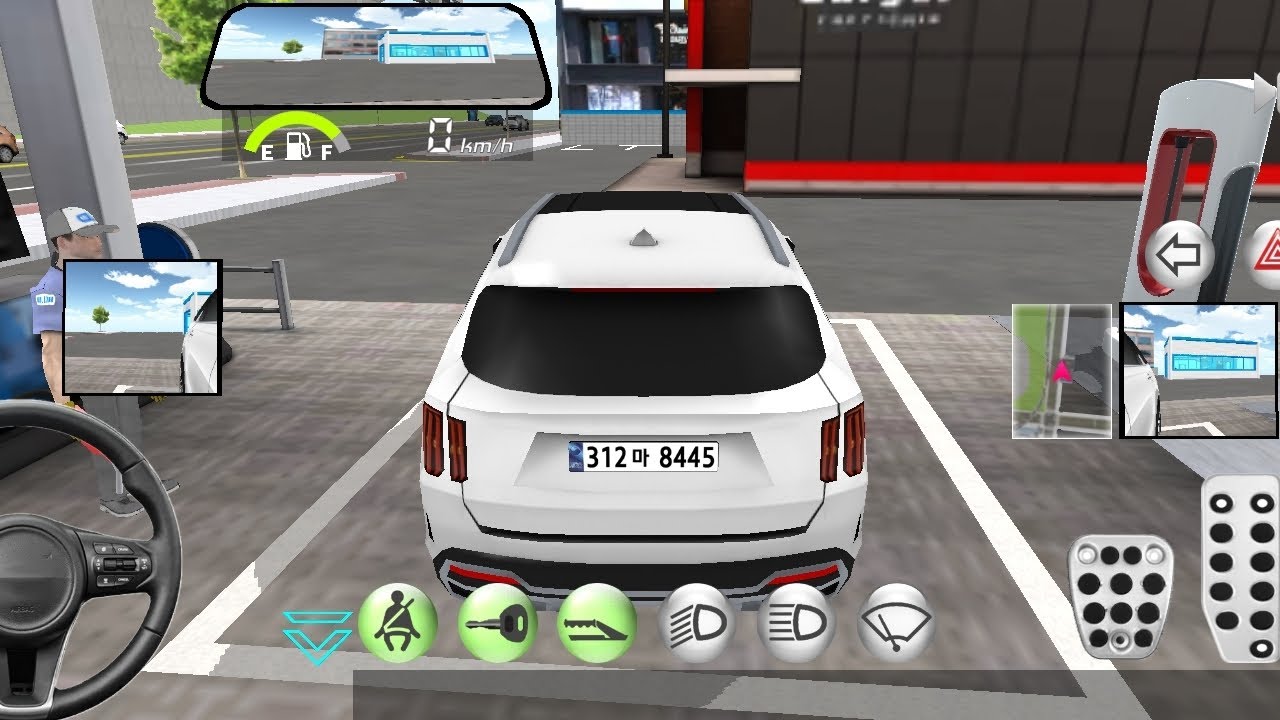 New Tucson came on the gas station⛽for refuling-3D Driving class Simulation