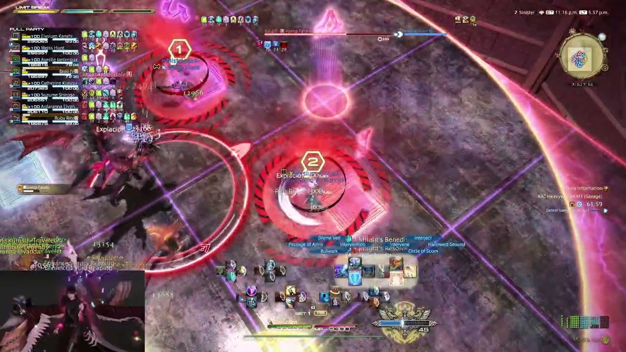 FFXIV | M9S Clear | PLD OT PoV