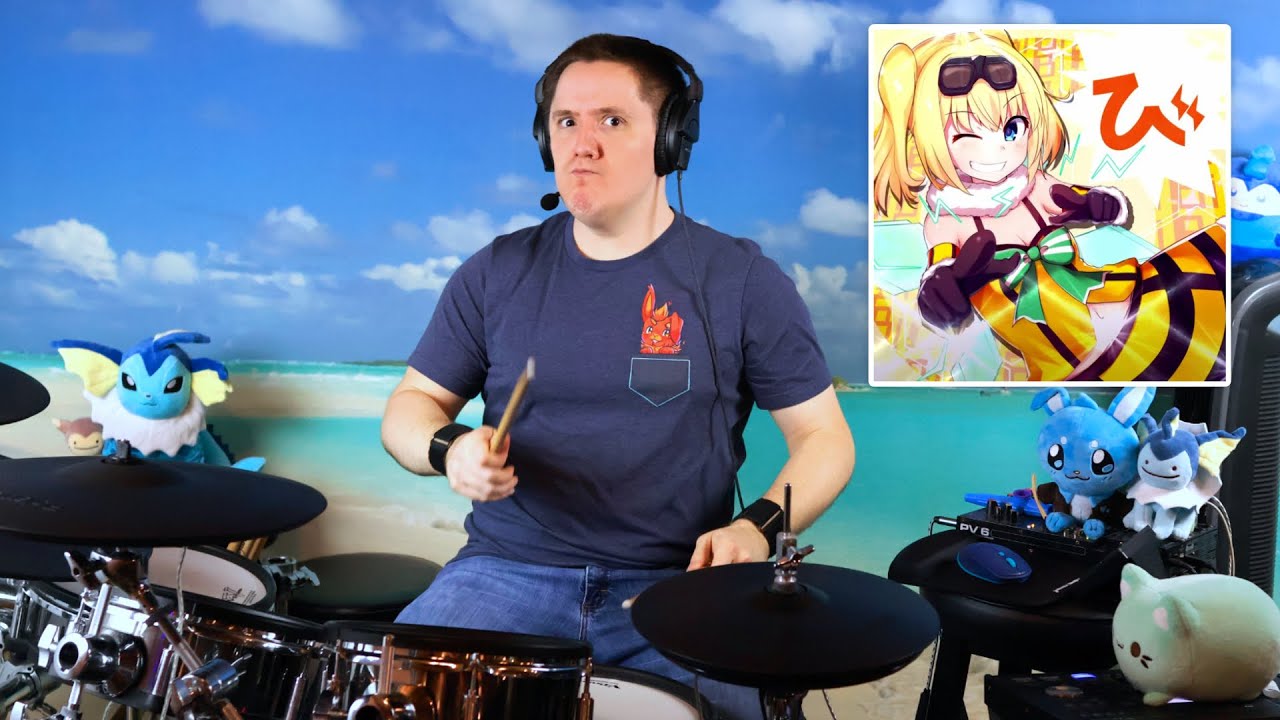 び Absolutely Destroyed Me On Drums!