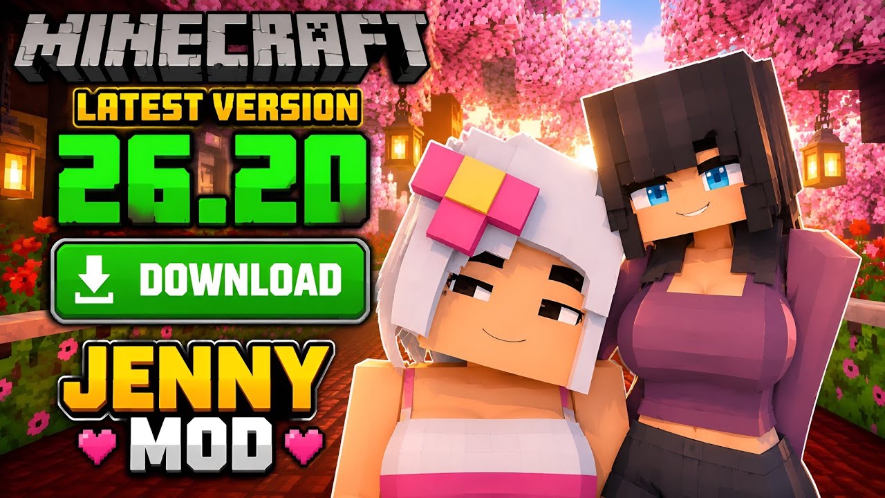 Minecraft 26.20 Jenny Mod Download 😱 Latest Version Android/PC