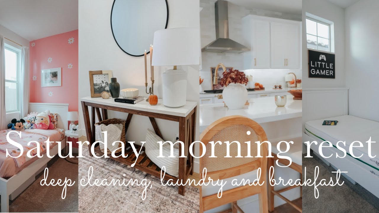 ✨ NEW SATURDAY MORNING RESET!! || CLEANING MOTIVATION || CLEAN WITH ME 2024