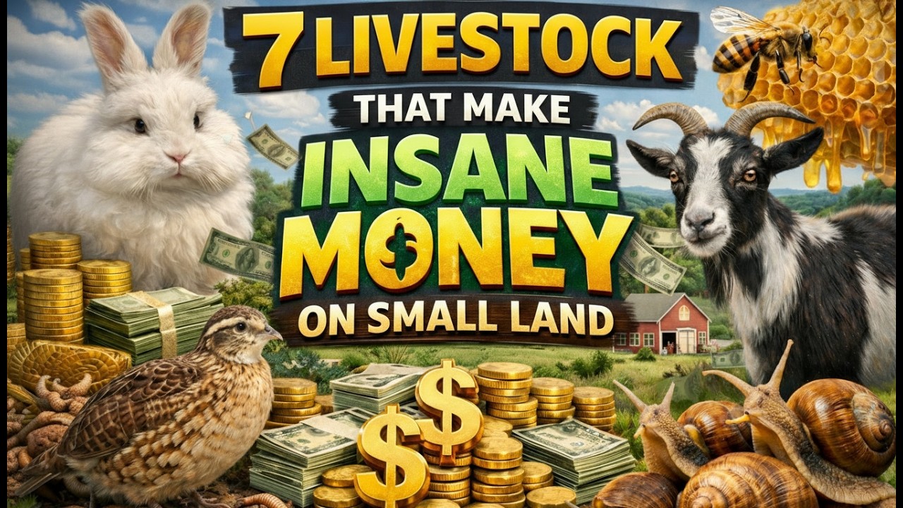 7 Most Profitable Livestock You Might Not Think Of | Big Profits on Small Land