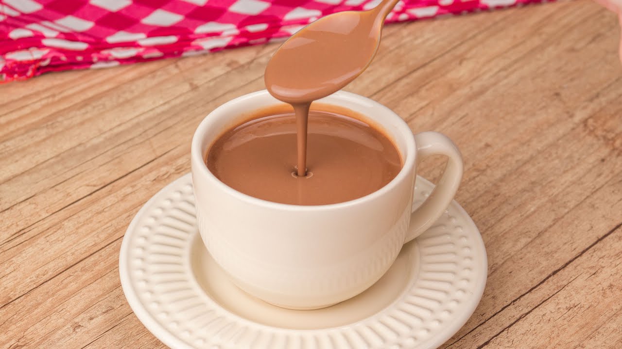 CHOCOLATE QUENTE CREMOSO SÓ 3 INGREDIENTES SEM AMIDO OU LEITE CONDENSADO | Cook'n Enjoy 987
