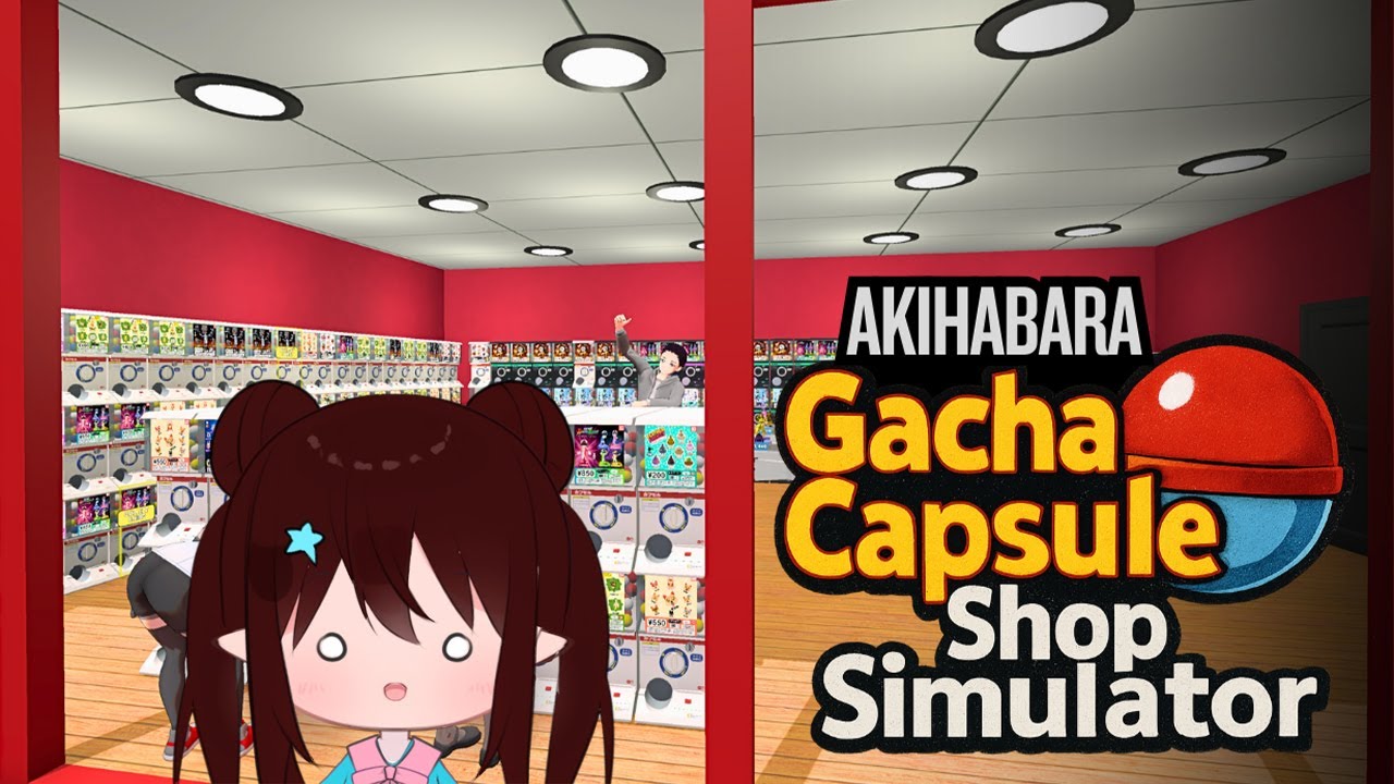 NEW Gacha Capsule Sim?!?! - Akihabara Gacha Capsule Shop Simulator