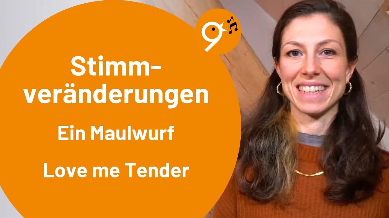 Einsingen um 9 (25.2.26) mit Sarah, Ein Maulwurf, Love me tender, Registerübergang