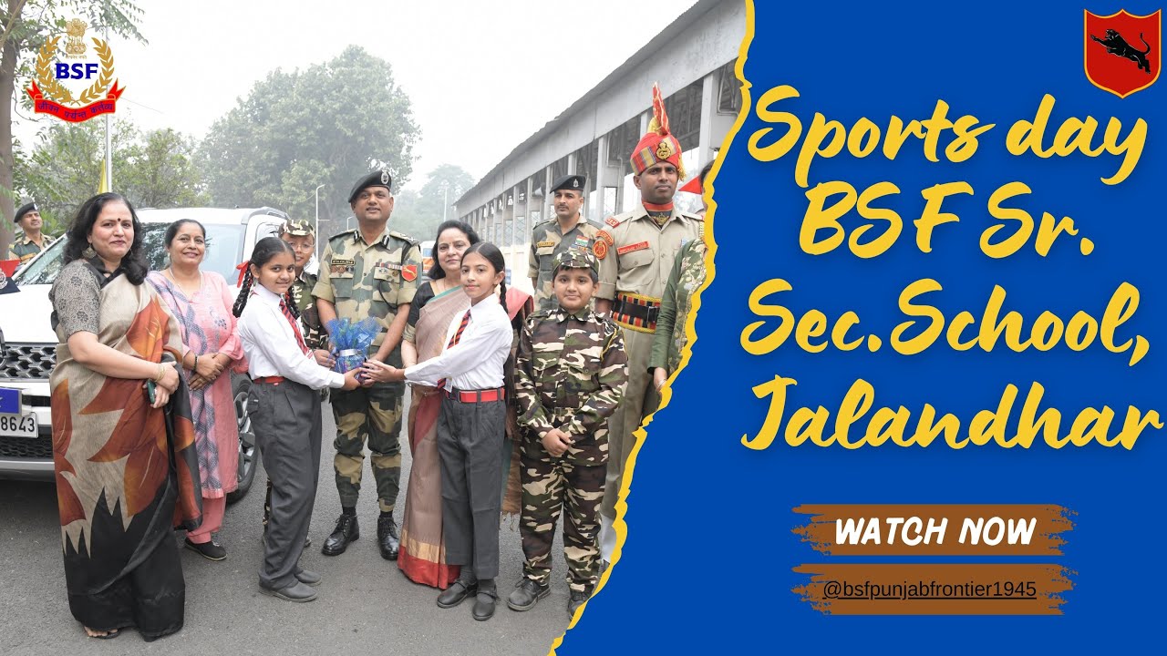 28th Annual Athletic Meet - 2024 BSF Sr. Sec. School Jalandhar Cantt