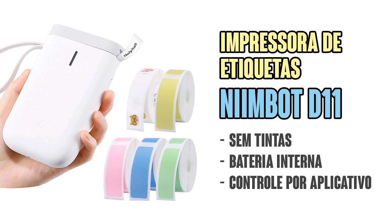 Impressora térmica de etiquetas / rotuladora - Niimbot D11