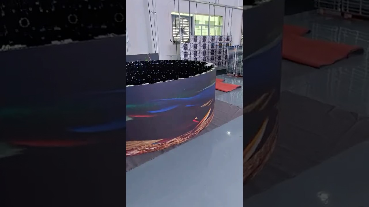 360&deg; LED Screen Wall &ndash; Step Inside the Visual Circle!#leddisplay #ledscreen #eagerled #ledvideowall