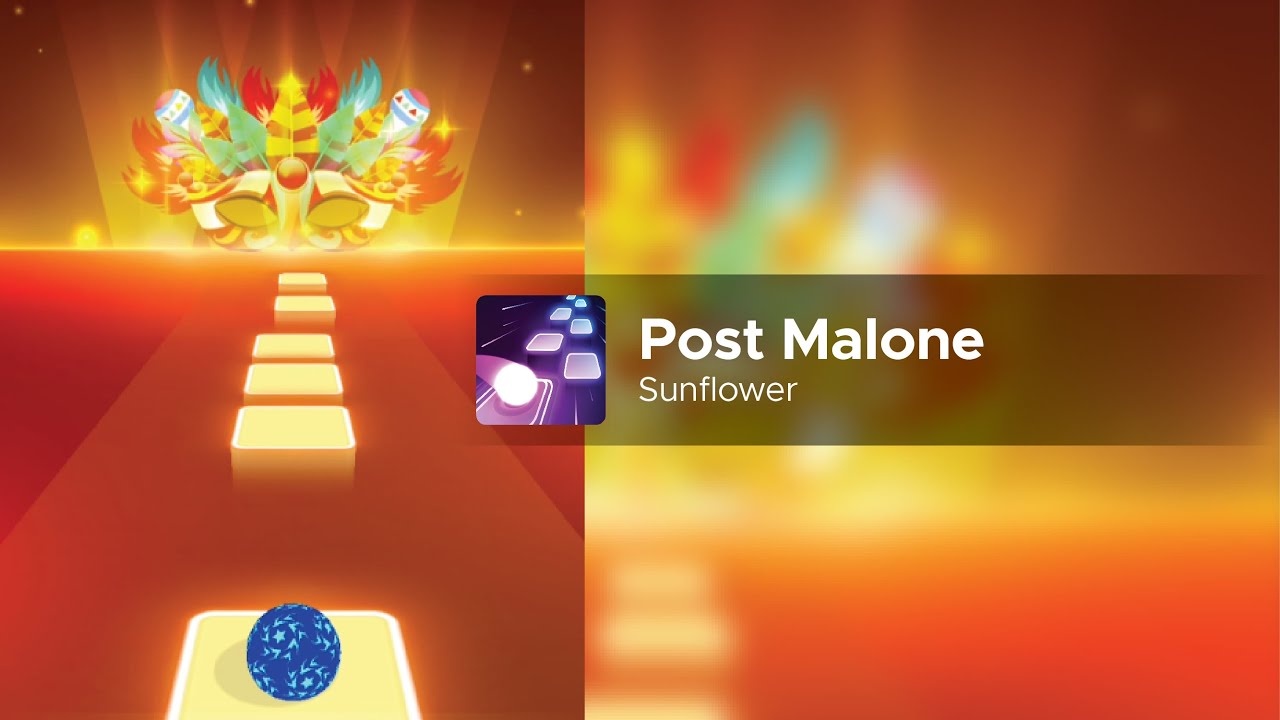 Tiles Hop: EDM Rush! | Post Malone - Sunflower
