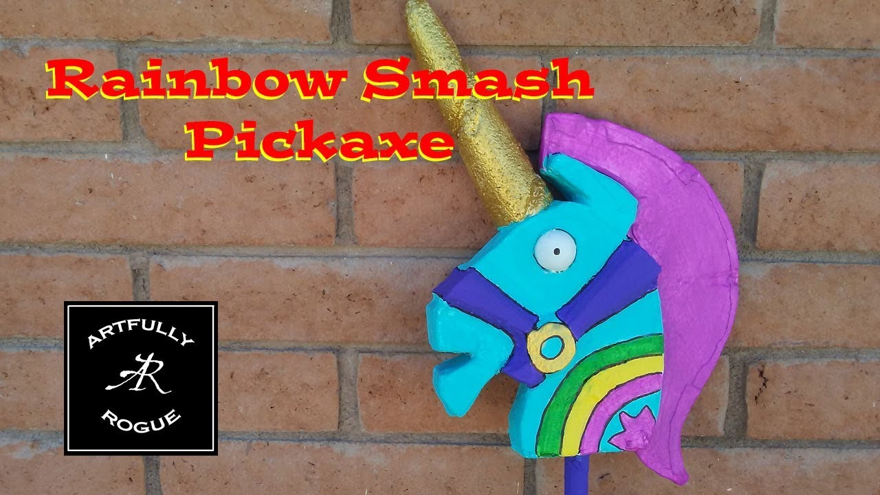 Building a Rainbow Smash Pickaxe from Fortnite