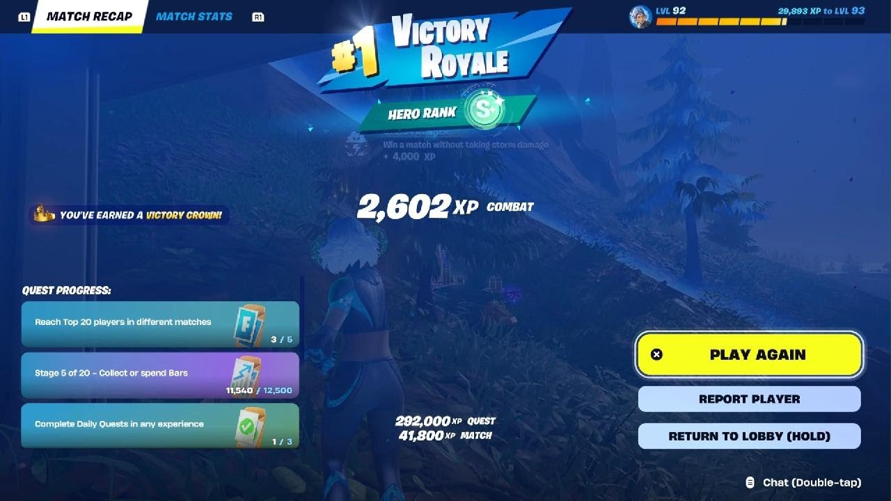 Fortnite - Great Game & Win!!! After time off!👍😂👌