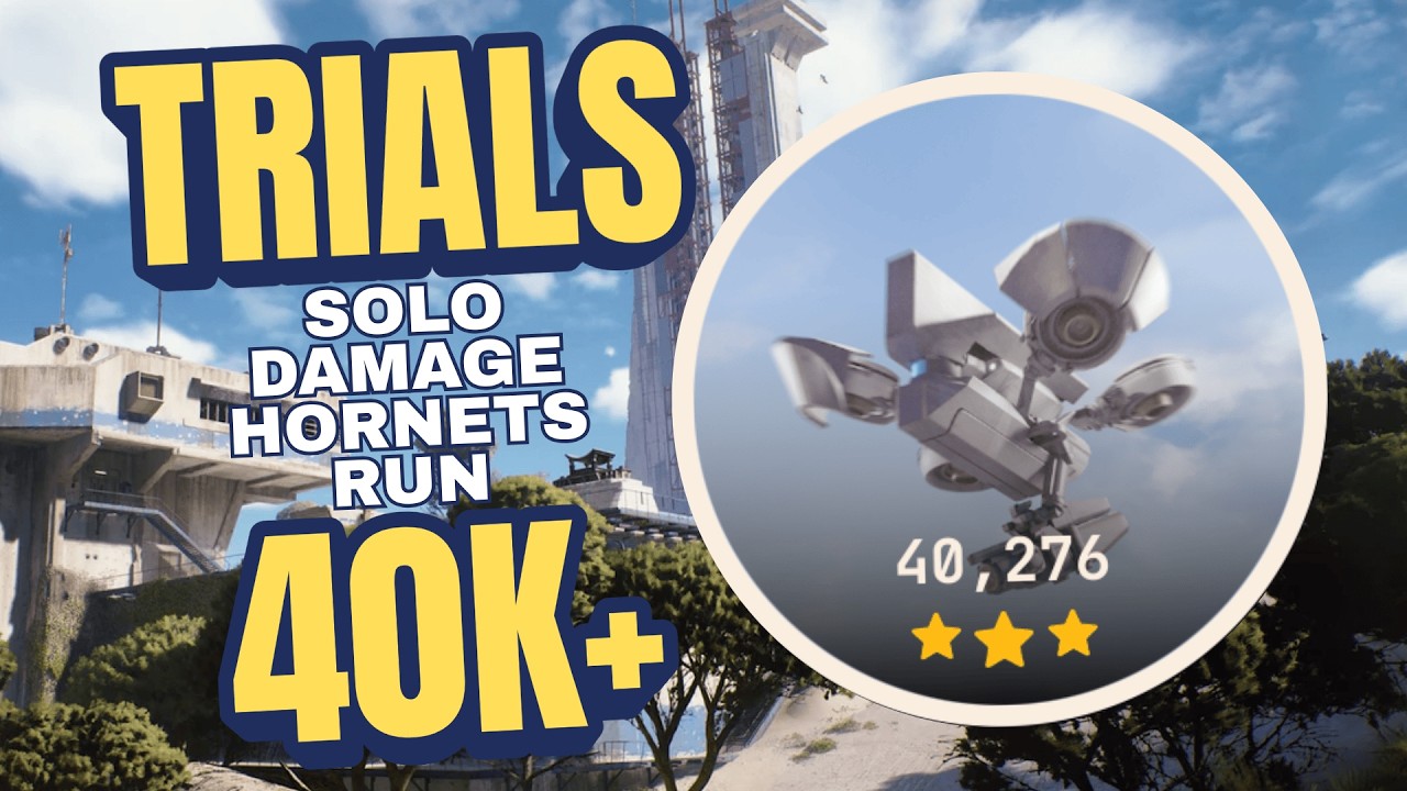 Solo Damage Hornets Trials Run 40K+ | ARC Raiders
