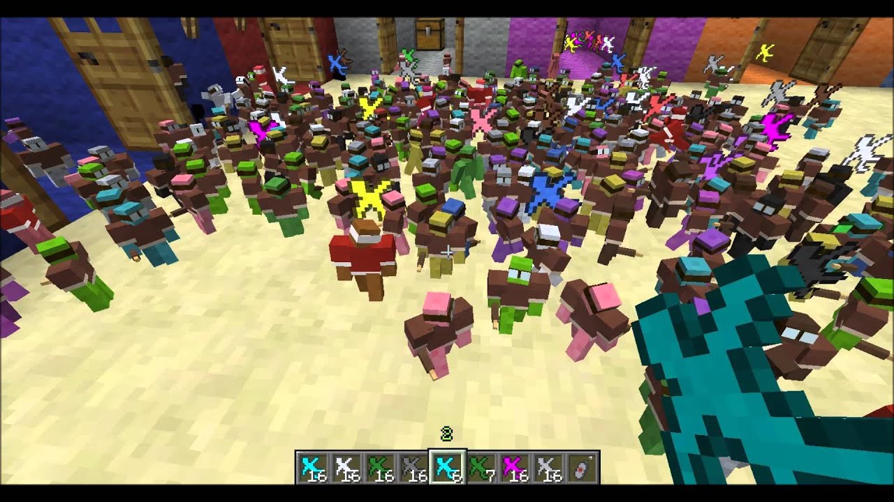 Minecraft Clay Soldiers Big Battle Tournament - Round 3